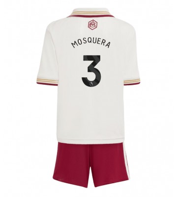 Arsenal Cristhian Mosquera #3 Tredje Kläder Barn 2025-26 Kortärmad (+ Korta byxor)